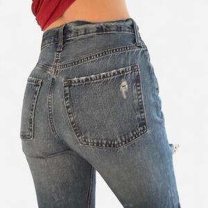 Aeropostale Distressed 90s Super High Rise Jeans